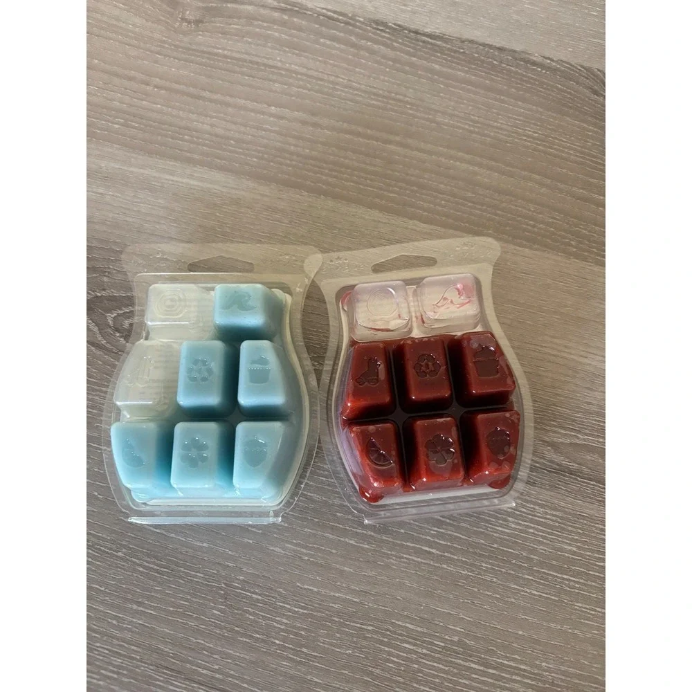Scentsy Coconut Cotton Black Currant Plum Wax Melts Bar 2 Pack Lot Home‎ Decor